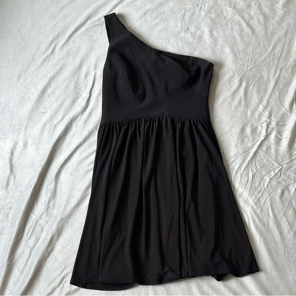 Nine & Co. Chic Black One-Shoulder Dress
